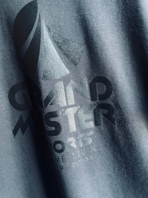 GM Icon logo Tonal Black Unisex Tee Shirt