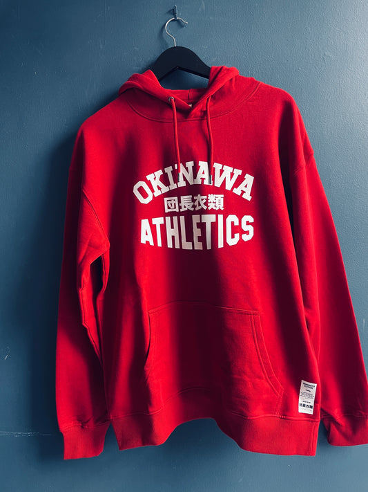 Unisex Red Okinawa Athletics Hoody