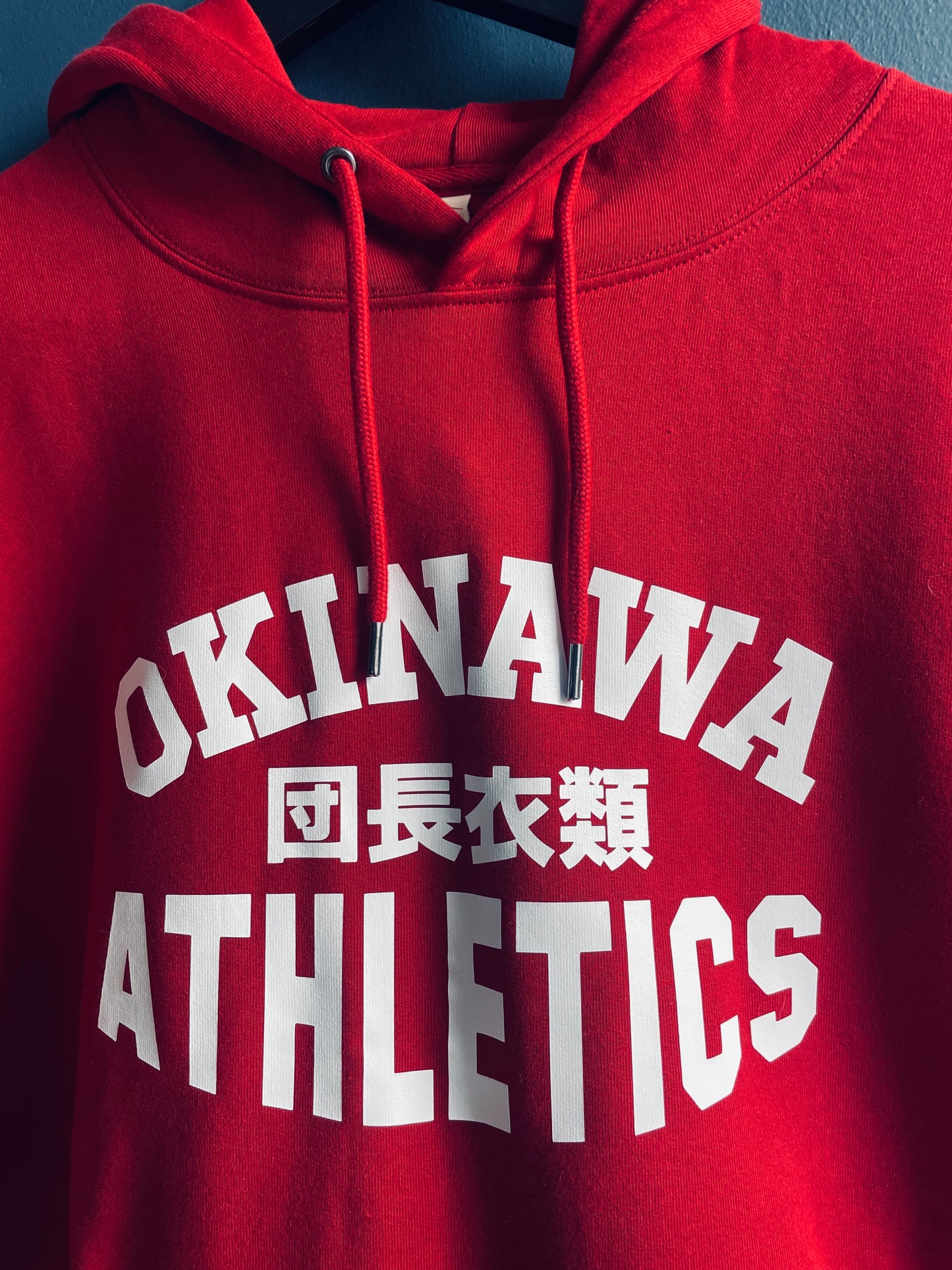 Unisex Red Okinawa Athletics Hoody