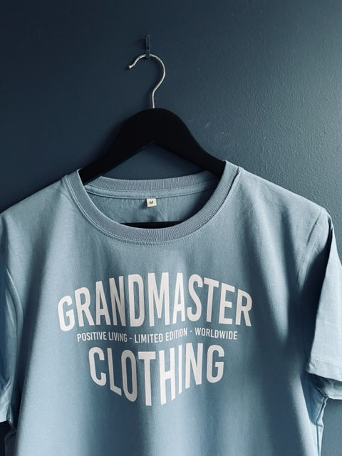 Unisex Blue Dusk Grandmaster Logo T