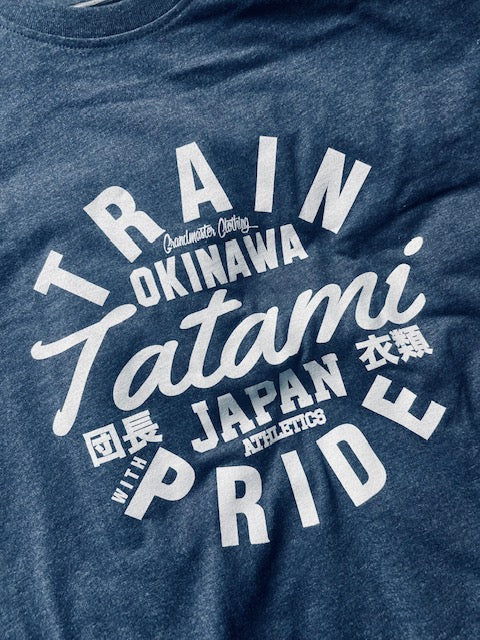 Tatami Train with pride Navy Blue Marl T