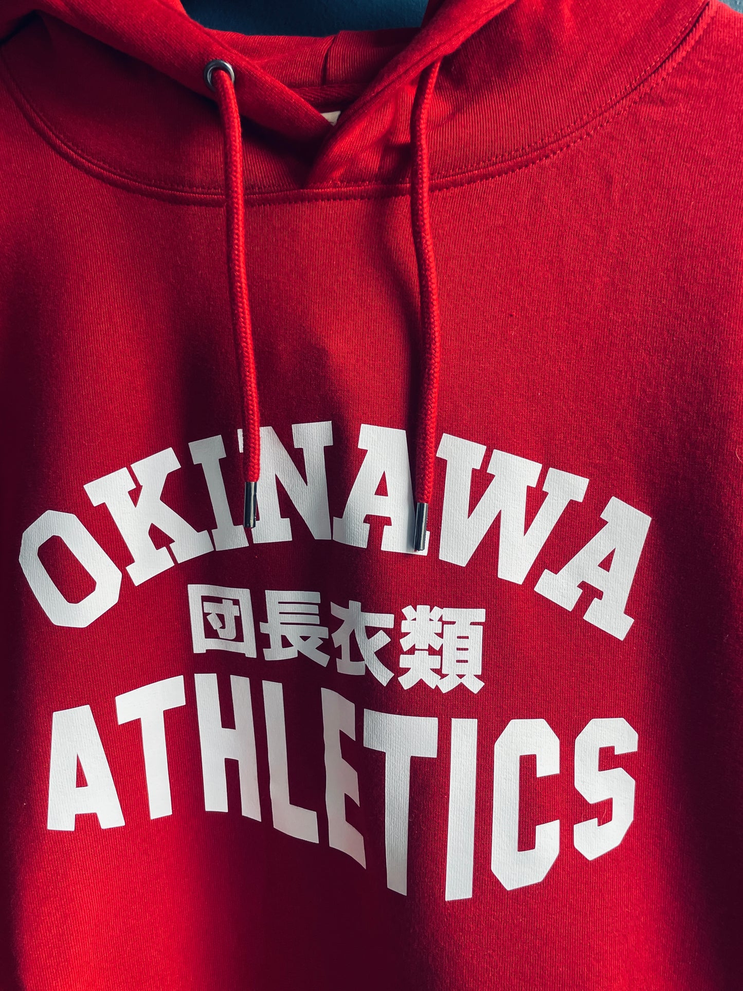 Unisex Red Okinawa Athletics Hoody