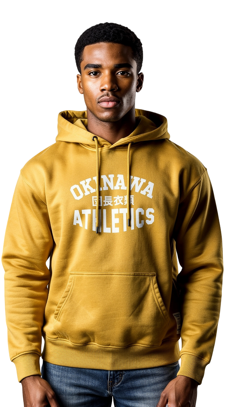 Unisex Yellow Okinawa Athletics Hoody