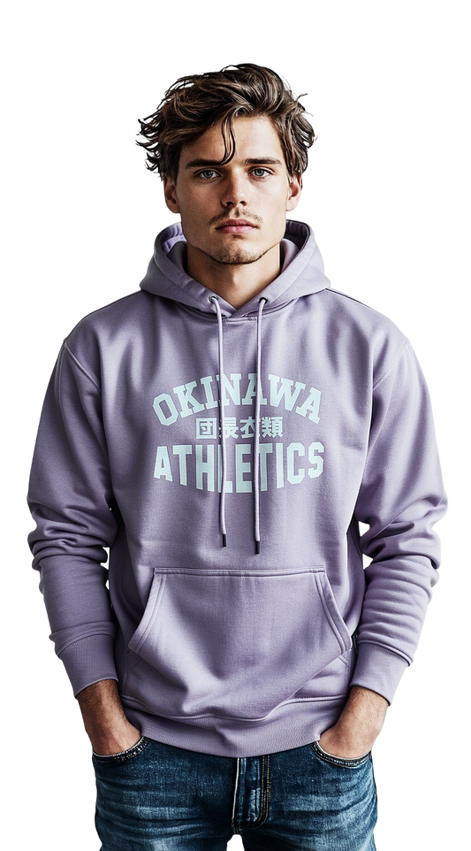Unisex Dusty Pink Okinawa Athletics Hoody